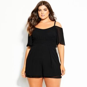 City Chic Felicity Playsuit S/16 NWT